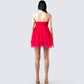 Nelly Hot Pink Tulle Mini Dress