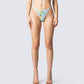 Elvie Lemon Print Lace Panty model front
