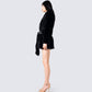 Victoria Black Fur Coat