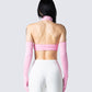 Emmy Pink Halter Crop Top