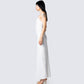 Nicola White Chain Maxi Dress