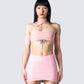 Jacque Pink Crop Top model front