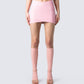 Jacque Pink Leg Warmer model front