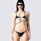 Danilo Black Bikini Top model front