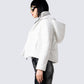 Deandra White Puffer Jacket