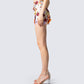 Addie Flower Mini Skirt