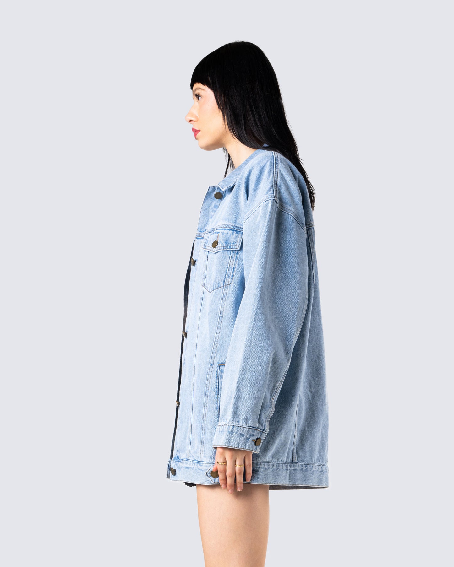 Bree Blue Denim Oversize Jacket