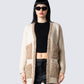 Alfie Beige Cardigan Top model front