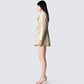 Lillie Vegan Leather Blazer Dress