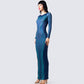 Larisa Body Print Knit Maxi Dress