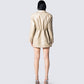 Lillie Vegan Leather Blazer Dress