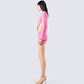 Mindy Pink Mini Dress