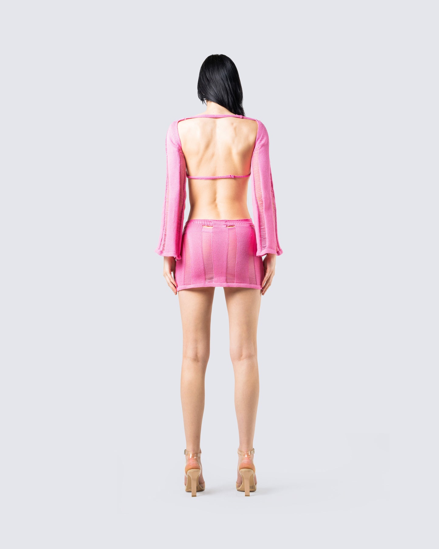Mindy Pink Mini Dress