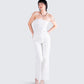 Bessie Ivory Low Rise Tie Pant