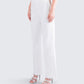 Bessie Ivory Low Rise Tie Pant