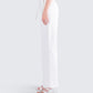 Bessie Ivory Low Rise Tie Pant