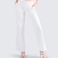 Bessie Ivory Low Rise Tie Pant