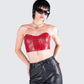 Helena Croc Corset Top