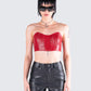 Helena Croc Corset Top