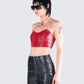Helena Croc Corset Top