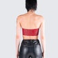 Helena Croc Corset Top