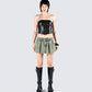 Nika Lace Up Set model front