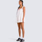 Mallory White Floral Mini Dress