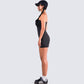 Maxine Black Jersey Tube Dress