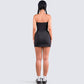 Maxine Black Jersey Tube Dress