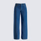 Dulcie Blue Denim Wide Leg Jean product front