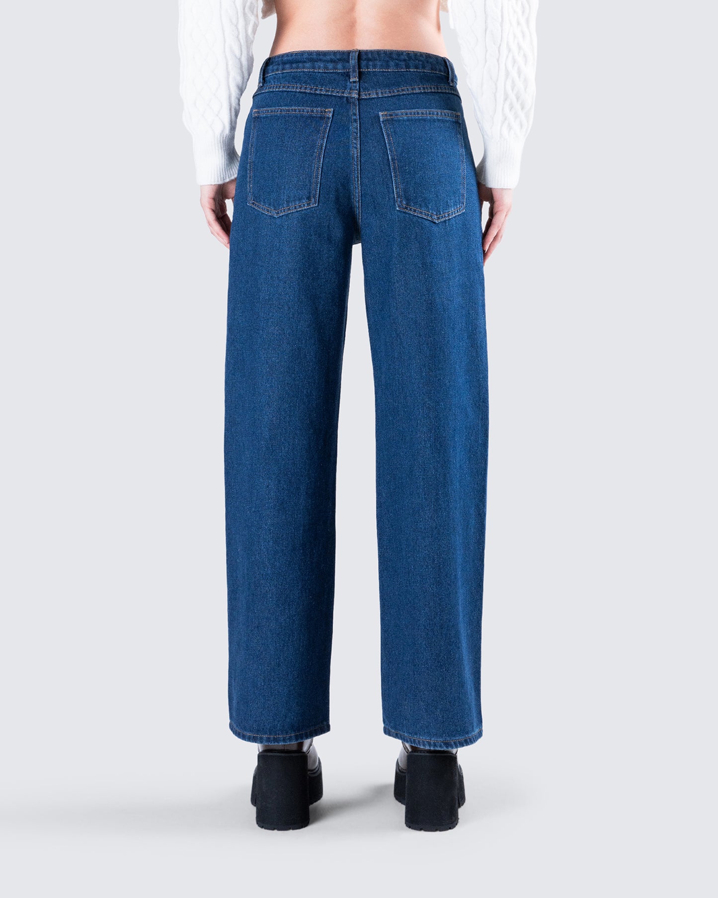 Dulcie Blue Denim Wide Leg Jean