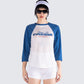 Dulcie Multi Jersey Graphic Top model front