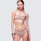 Dusk Tan Laced Bikini Top