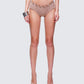 Dusk Tan Laced Swim Short model front