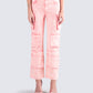 Dustin Pink Acid Wash Jeans model front