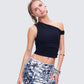 Eirene Black Asymmetrical Top