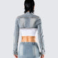 Eirene Cropped Denim Jacket