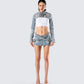 Eirene Denim Set model front