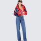 Elias Abstract Fur Jacket