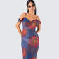 Elizabeth Floral Print Dress