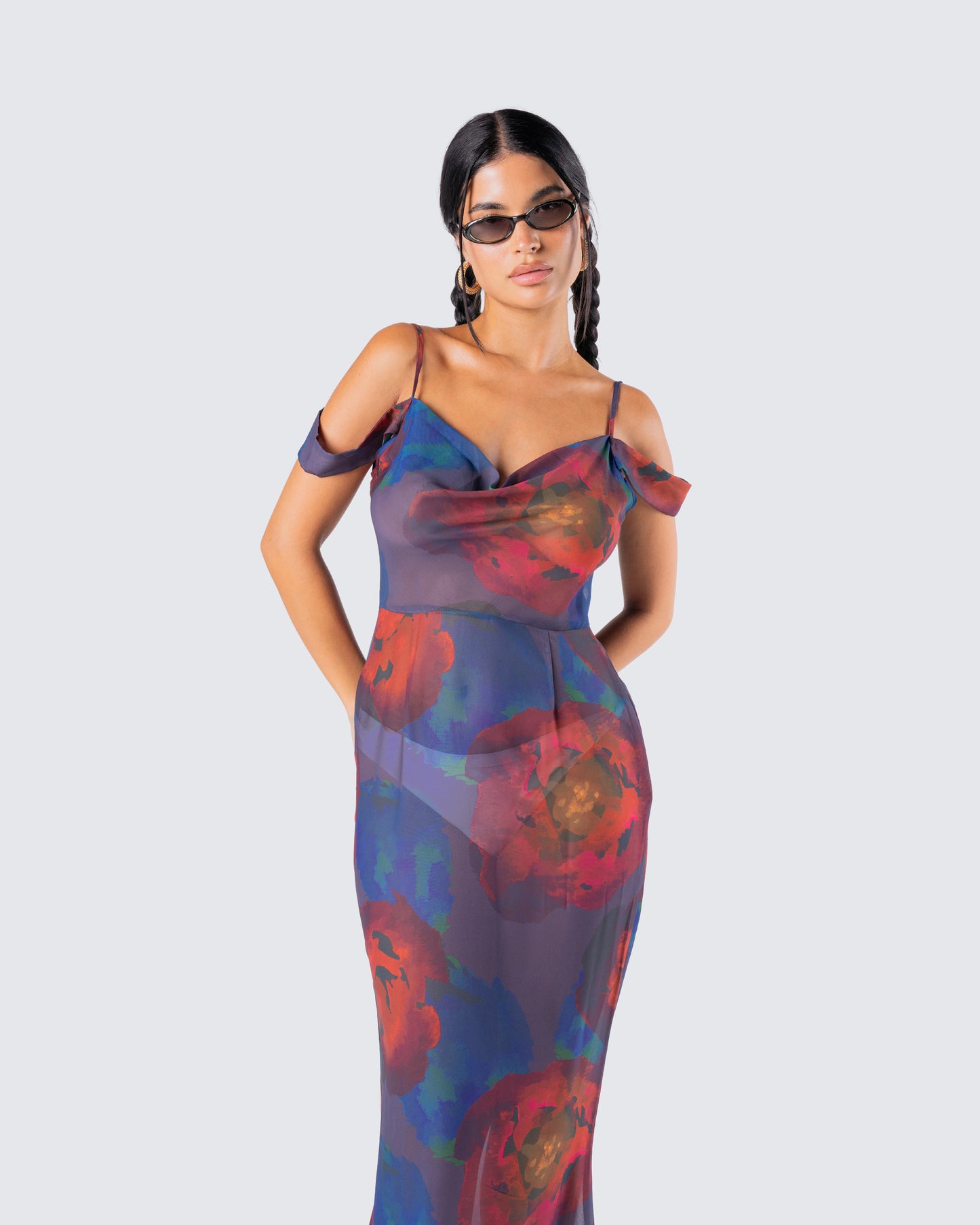 Elizabeth Floral Print Dress