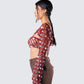 Ellery Maroon Crochet Top