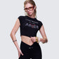 Elowen Black Aries Graphic Top