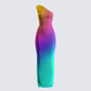 Elysia Multi One Shoulder Dress 3d product front