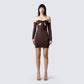 Emsley Brown Tie Mini Dress