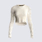 Esperanza Ivory Lace Top 3d product front