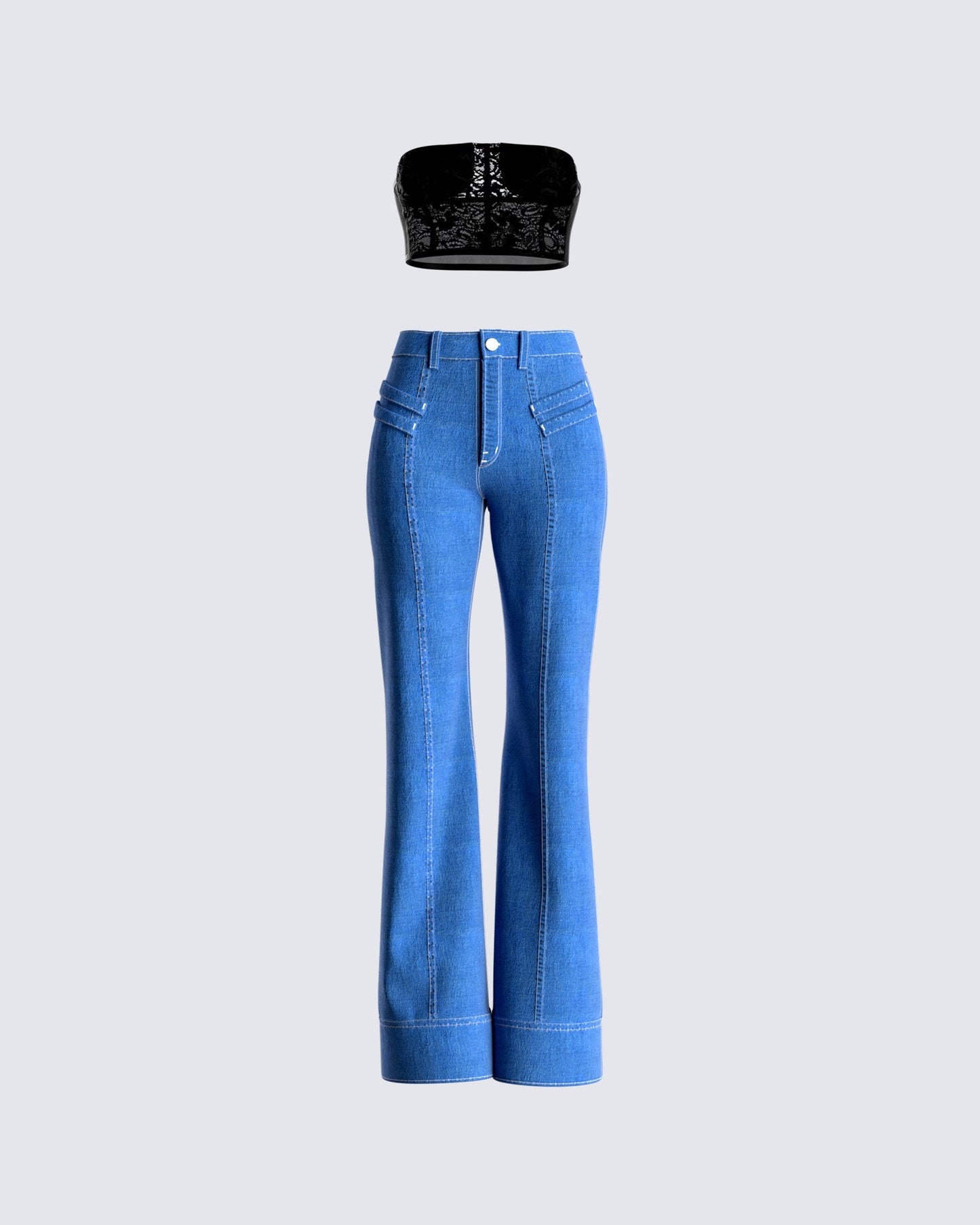 Jamie Corset & Flare Bottom Set