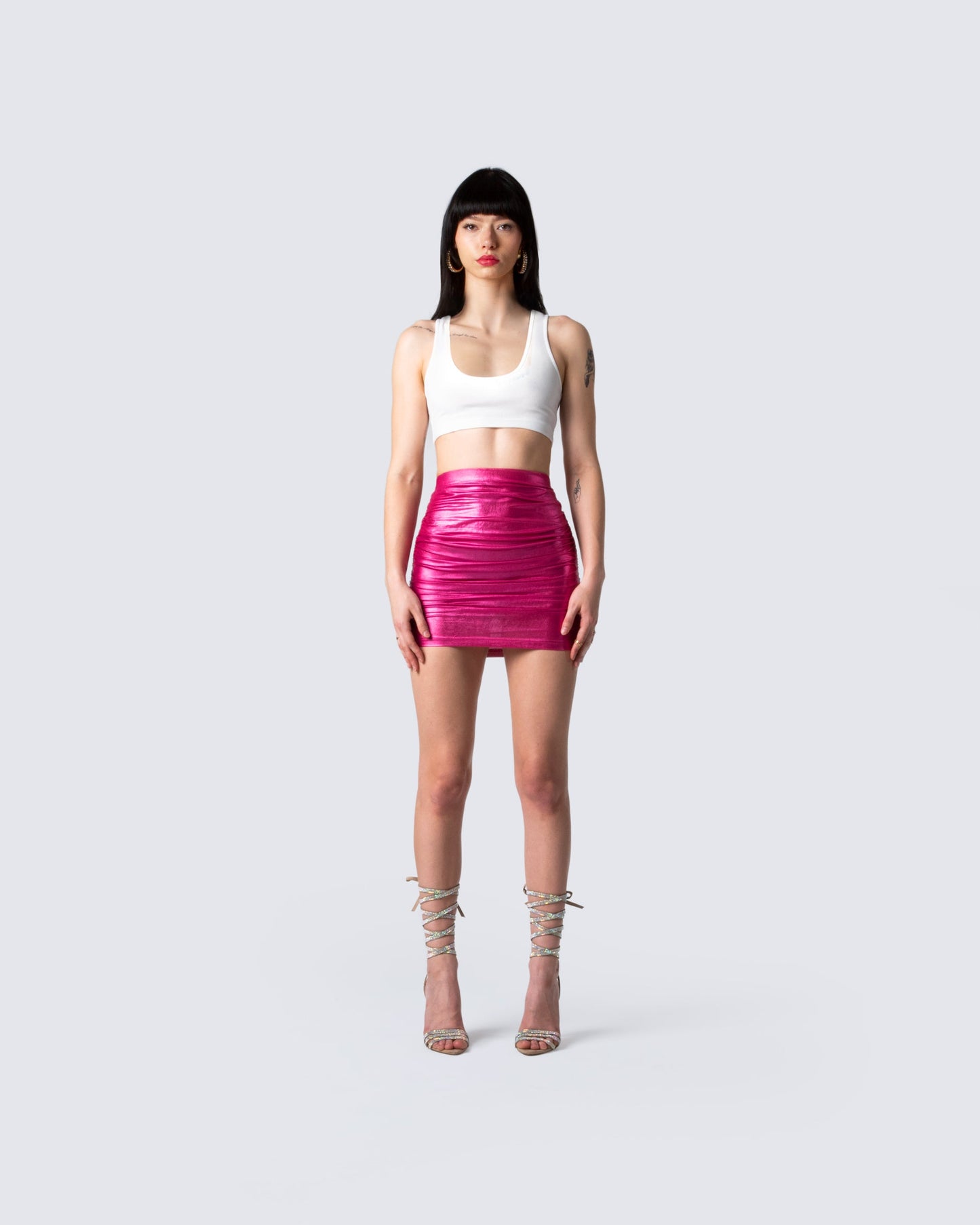 Naomi Pink Metallic Set