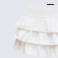 Fable Ivory Ruffle Micro Mini Skirt