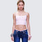 Fable Pink Bow Cami model front
